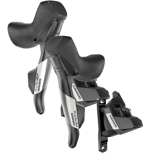 SRAM Apex AXS eTap Wireless 12-Speed Hydraulic Disc Brake Shift Bundle Flat Mount, Black