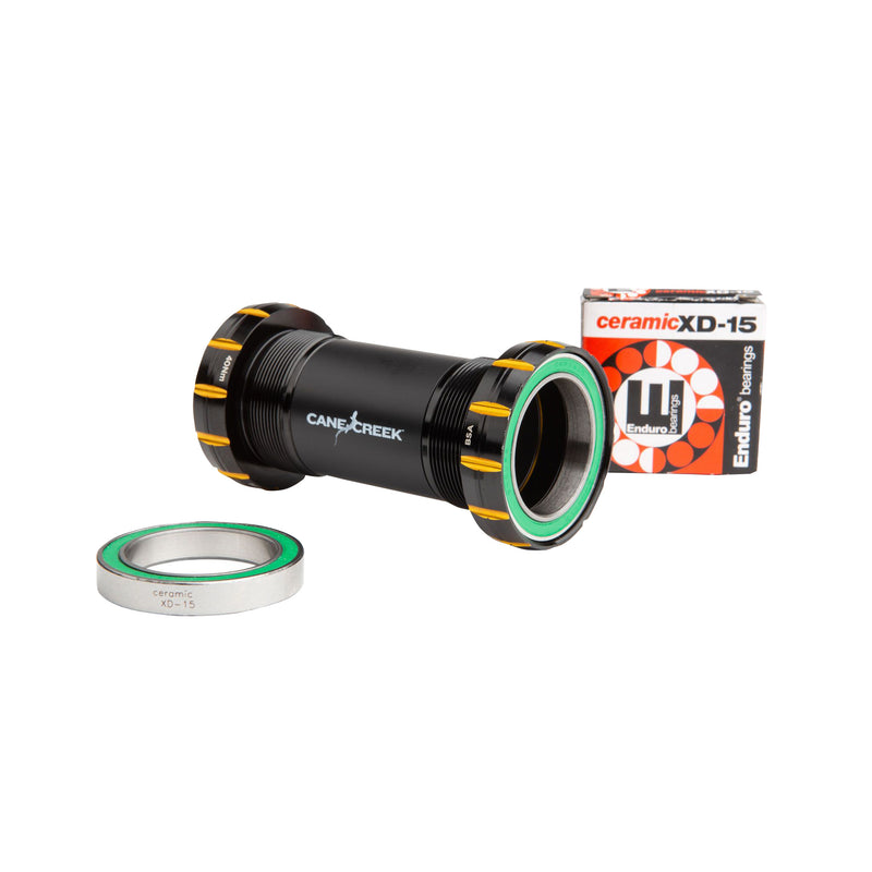 Load image into Gallery viewer, Cane Creek Hellbender 110 Thread Together BSA Bottom Bracket for 30mm Spindles

