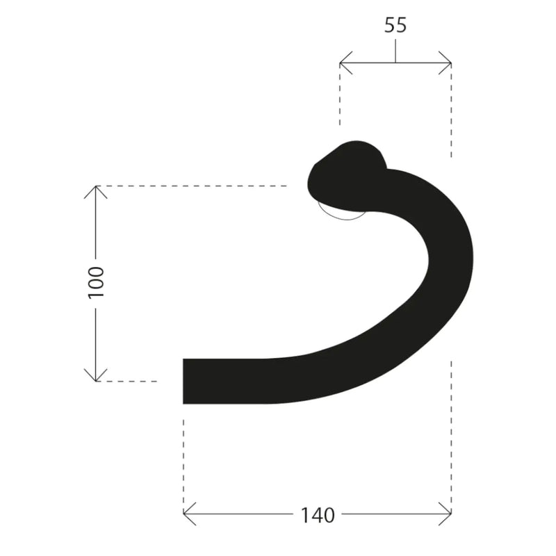 Load image into Gallery viewer, Deda Elementi Gera RHM Alloy Bar, (31.8) Blk - 46cm
