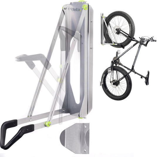 Delta Pivot Wall Mounted Bike Storage Rack - 1-Bike, Gray