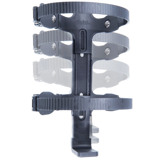 Delta Vyce Bike Bottle Cage Bundle Secure, Adjustable, Composite Nylon Holders for City & Bikepacking