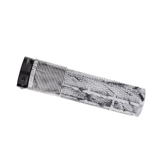 DMR DeathGrip Flangeless Grips - Thick, Lock-On, Snow Camo