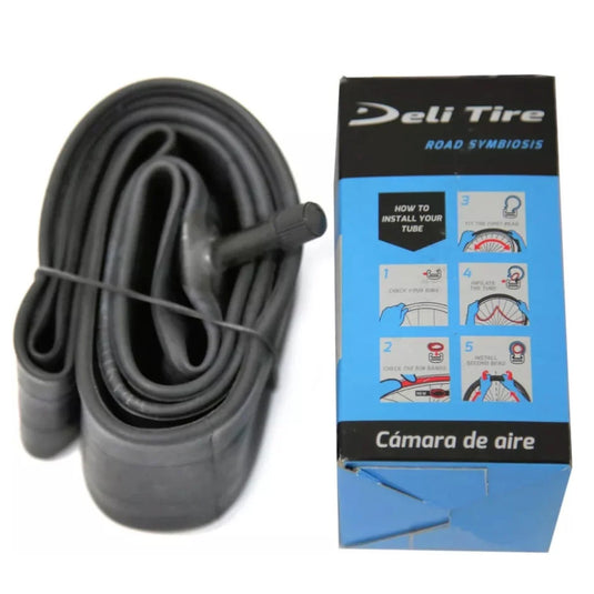 Delium 700x40-45mm Standard Butyl Tube Bundle for Road Bike Tires with Schrader Valve, Durable Rubber, Quality Inspection