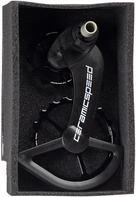 CeramicSpeed OSPW Pulley Wheel System for Campagnolo Derailleurs - Alloy Pulley, Carbon Cage, Black