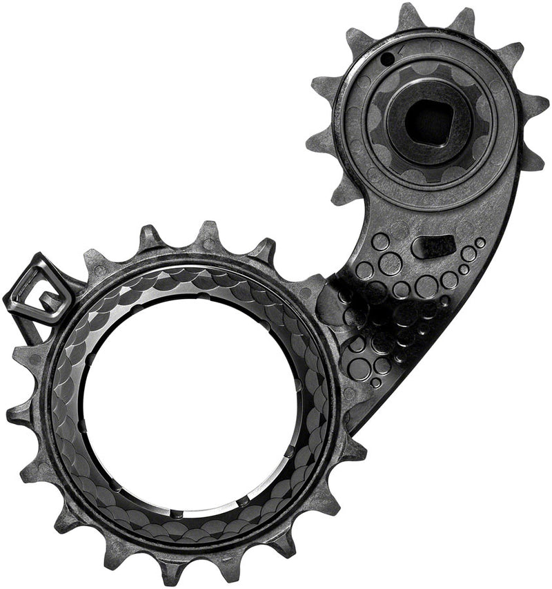 Load image into Gallery viewer, absoluteBLACK-HOLLOWcage-Oversized-Derailleur-Pulley-Cage-for-SRAM-AXS-Pulleys-_CGAS0028
