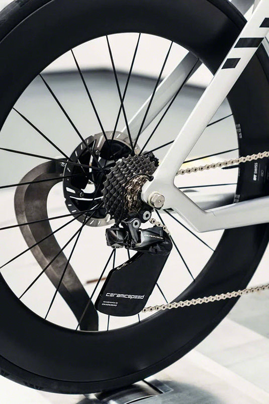 CeramicSpeed OSPW Pulley Wheel Aero System for Shimano 9100/9150 and 8000 SS/8050 SS - Coated Races, Alloy Pulley,