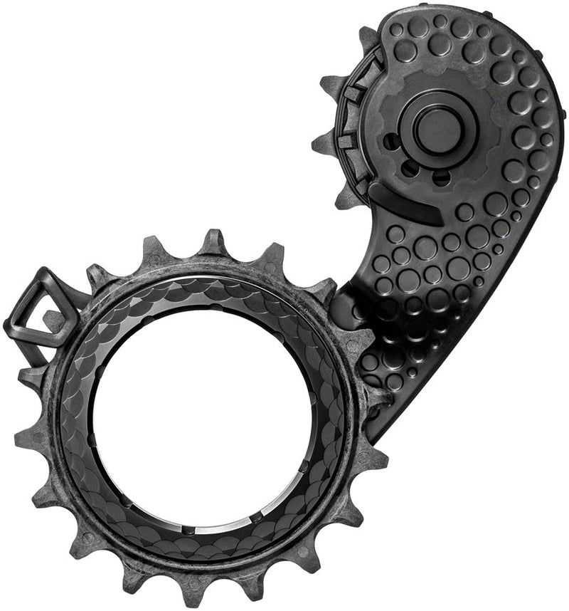 Load image into Gallery viewer, absoluteBLACK-HOLLOWcage-Oversized-Derailleur-Pulley-Cage-for-Shimano-9100---8000-Pulleys-_PLAS0121
