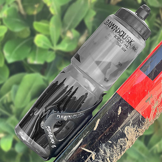 Dawn To Dusk Aqua Summit Bottle, Black/Clear - 34oz