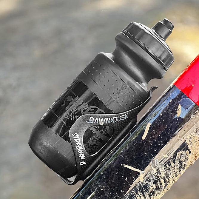 Load image into Gallery viewer, Dawn To Dusk Aqua Shred Bottle, Black/Clear - 21oz
