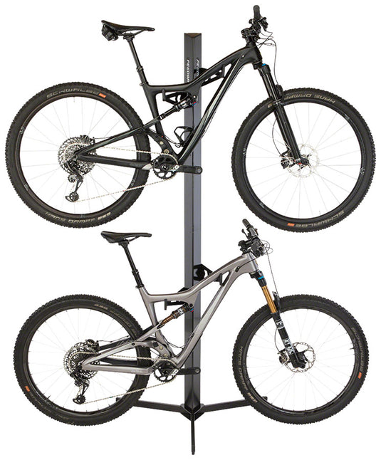 Feedback Sports Velo Cache Display Stand - 2-Bike, Free-Standing, Black