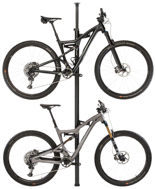 Feedback Sports Velo Column Display Stand - 2-Bike, Tension Pole, Black