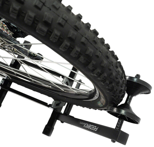 Feedback Sports RAKK XL Display Stand - 1-Bike, Wheel Mount, 2.3-5" Tire, Black