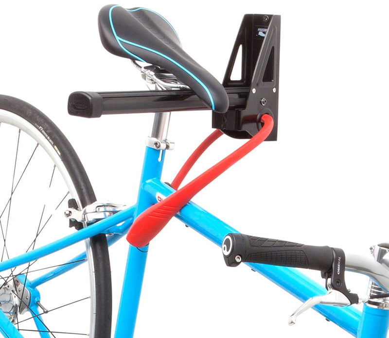 Load image into Gallery viewer, Feedback Sports Wall Post Display Stand - 1-Bike, Wall Mounted, Folding, Black
