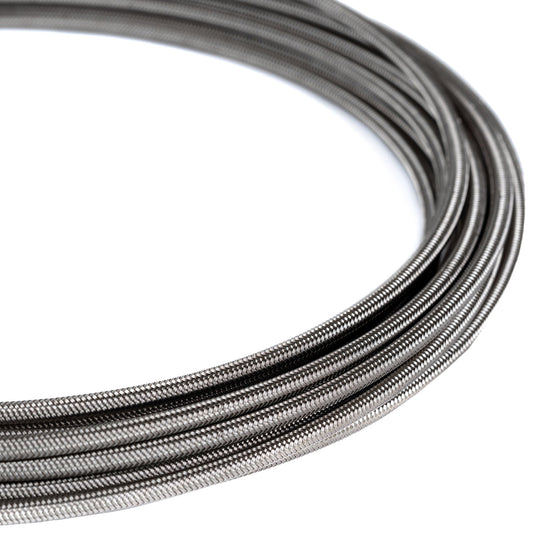 Trickstuff Goodridge Raw Hose Kit w/Union Nuts 900mm, Silver