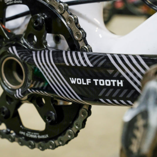 Wolf Tooth Crankskins Full-Skin Crankarm Protectors Crankarm Wrap - Clear