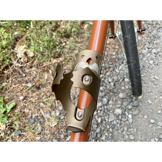 Portland Design Works Otter Cage Standard Brown Alloy Braze-on