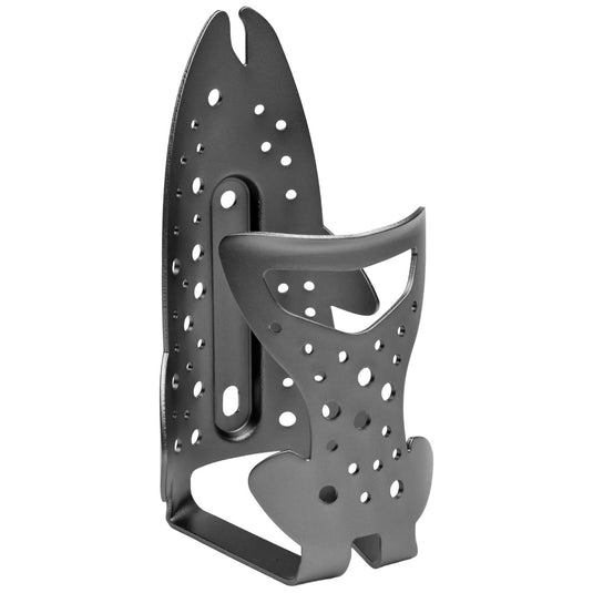 Portland Design Works Lunker Bottle Cage Gray - Aluminum Cycling Water Bottle Holder, Lightweight & Durable (Set of 2)