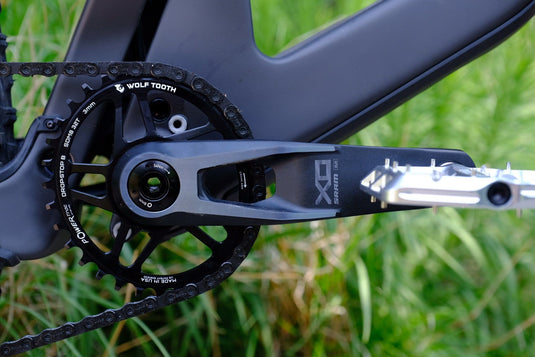 Wolf Tooth Elliptical Direct Mount Chainring - 32t, SRAM 8-Bolt DM, 3mm Offset, Drop-Stop ST, Requires HG+ Chain, Black