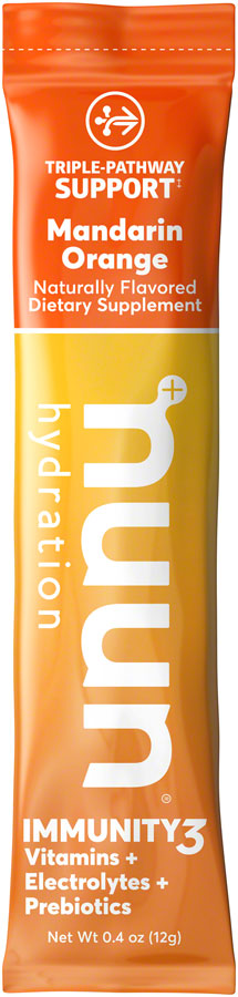 Load image into Gallery viewer, Nuun Immunity3 Hydration Tablets - Mandarin Orange, Box of 8 Tubes

