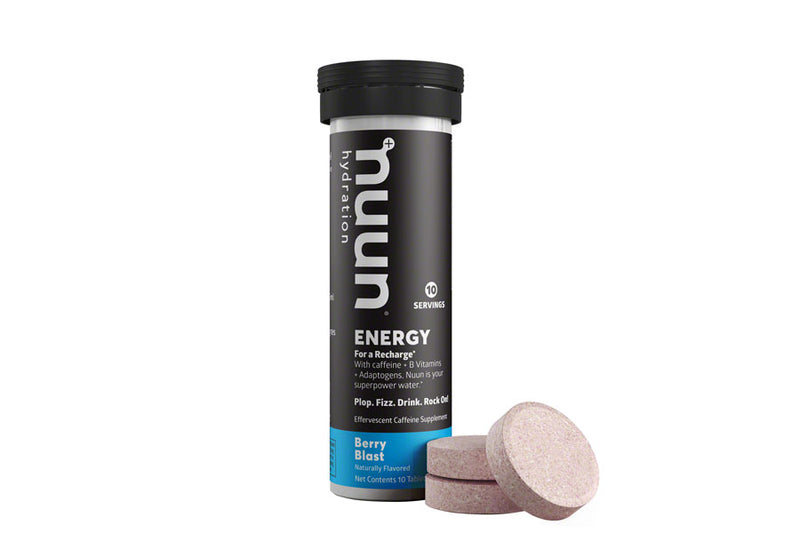 Load image into Gallery viewer, Nuun Energy Hydration Tablets - Berry Blast, Box of 8 Tubes
