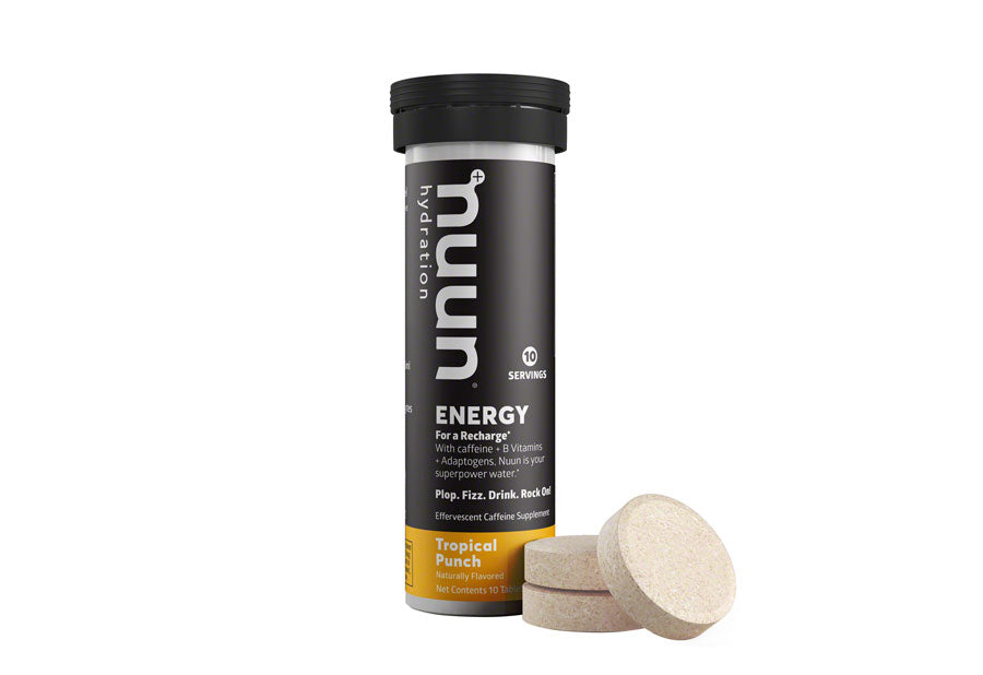 Nuun Energy Hydration Tablets - Tropical Punch, Box of 8 Tubes