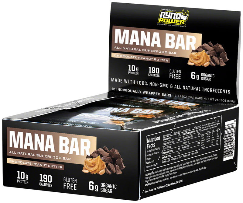 Load image into Gallery viewer, Ryno-Power-MANA-Protein-Bar-Bars-Chocolate-Peanut-Butter_EB0047
