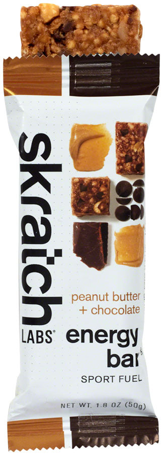 Load image into Gallery viewer, Skratch Labs Skratch Labs Energy Bar Sport Fuel  - Peanut Butter and Chocolate, Box of 12
