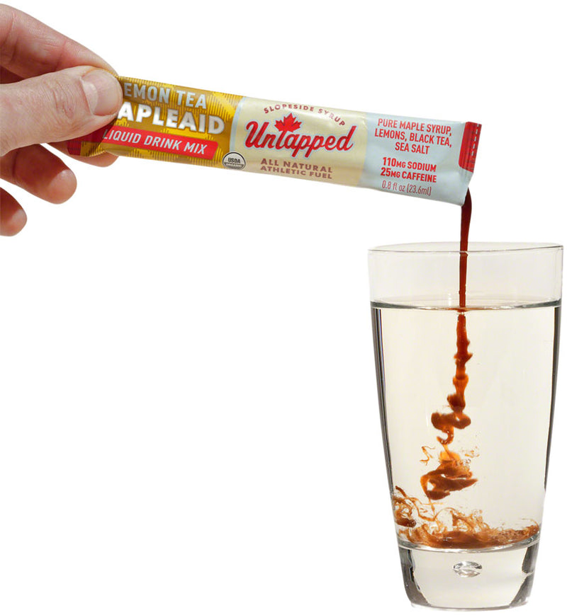 Load image into Gallery viewer, UnTapped Mapleaid Drink Mix - Lemon Tea Liquid Concentrate Box of 20 Single
