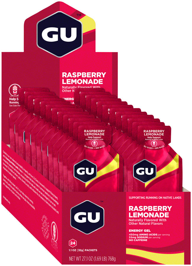 Load image into Gallery viewer, GU Energy Gel - Raspberry Lemonade, Box of 24
