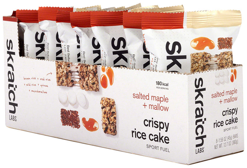 Load image into Gallery viewer, Skratch Labs Crispy Rice Cake - Salted Maple and Mallow, Pack of 8
