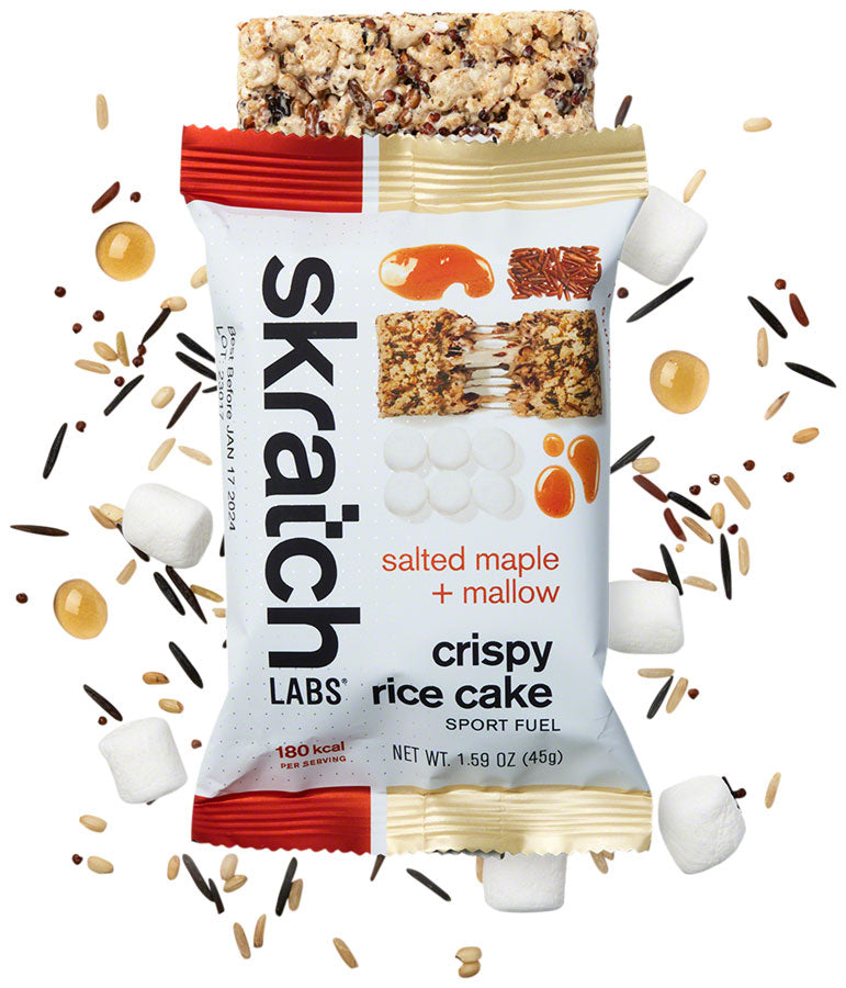 Load image into Gallery viewer, Skratch Labs Crispy Rice Cake - Salted Maple and Mallow, Pack of 8
