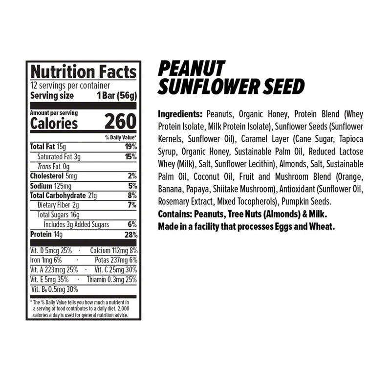 Load image into Gallery viewer, Honey Stinger Nut and Seed Bar - Peanut/Sunflower, Box of 12
