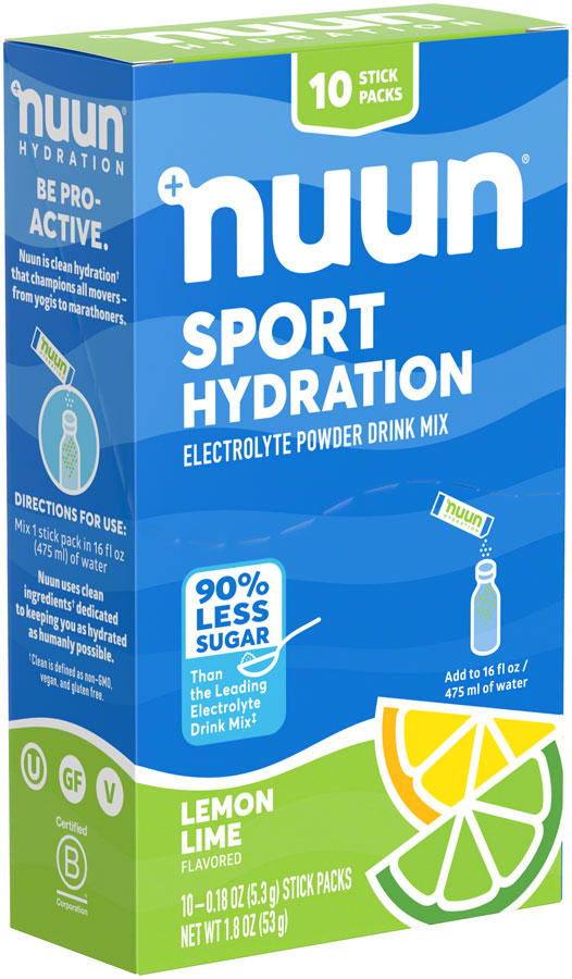 Load image into Gallery viewer, Nuun Sport Powder - Lemon Lime, Box of 10
