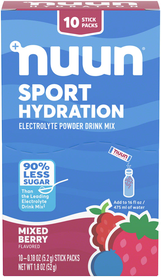 Nuun Sport Powder - Mixed Berry, Box of 10