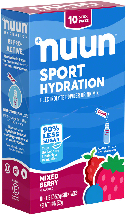 Nuun Sport Powder - Mixed Berry, Box of 10