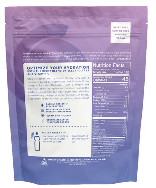 Tailwind Rapid Hydration Berry - 25 Serving Bag