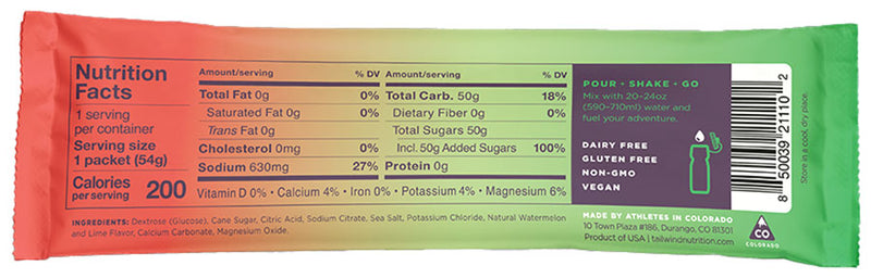Load image into Gallery viewer, Tailwind Endurance Fuel Dauwaltermelon - Box of 12 Single Servings
