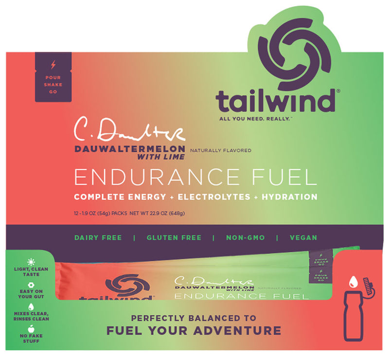 Load image into Gallery viewer, Tailwind Endurance Fuel Dauwaltermelon - Box of 12 Single Servings
