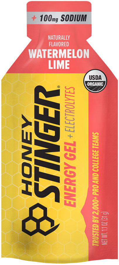 Load image into Gallery viewer, Honey Stinger Electrolyte Energy Gel - Watermelon Lime, Box of 12 Pack of  12
