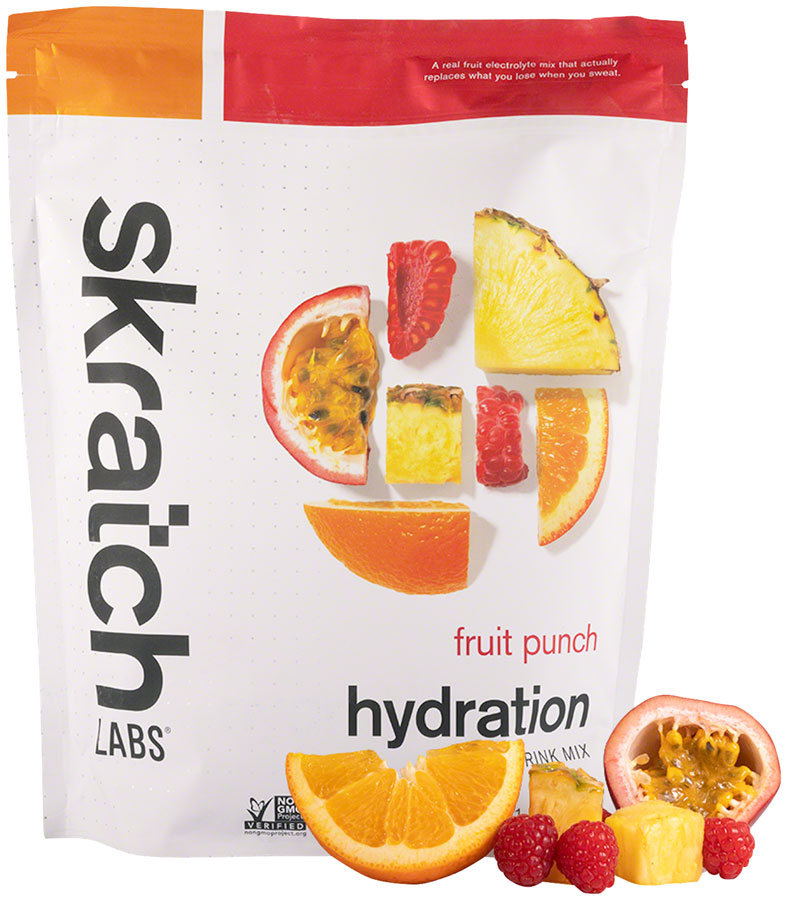 Load image into Gallery viewer, Skratch Labs Hydration Sport Drink Mix - Fruit Punch, 60 -Serving Resealable Pouch
