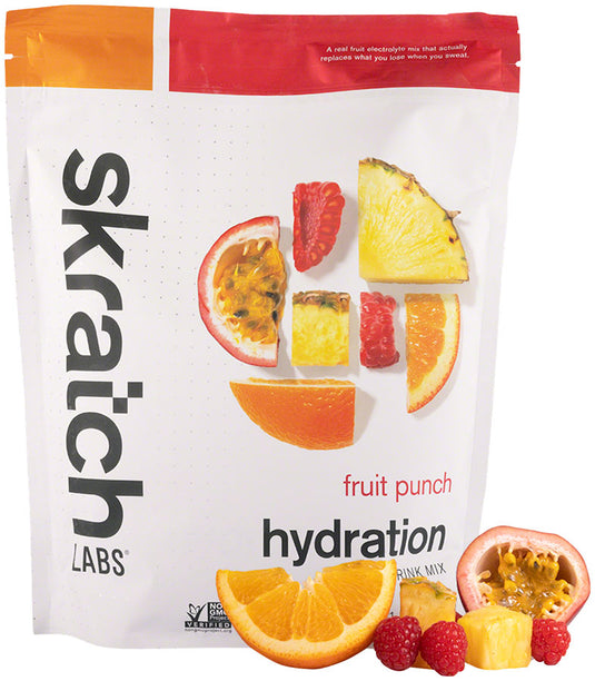 Skratch Labs Hydration Sport Drink Mix - Fruit Punch, 60 -Serving Resealable Pouch