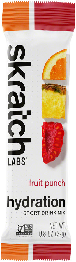 Load image into Gallery viewer, Skratch Labs Sport Hydration Drink Mix, Fruit Punch, Individual Packs, 20 servings, 20pcs
