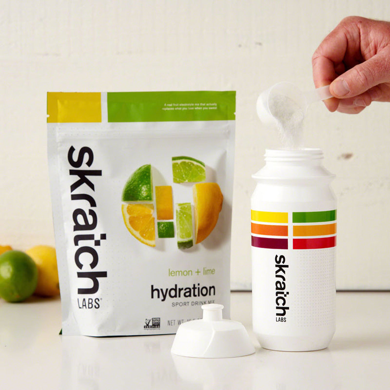 Load image into Gallery viewer, Skratch Labs Hydration Sport Drink Mix - Lemon + Lime, 20-Serving Resealable Pouch
