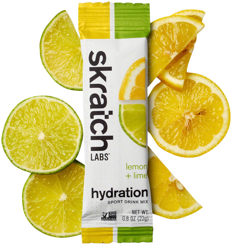 Load image into Gallery viewer, Skratch Labs Hydration Sport Drink Mix - Lemon + Lime, Box of 20
