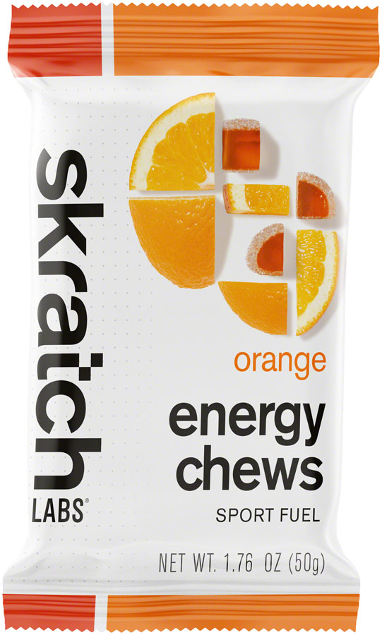Load image into Gallery viewer, Skratch Labs Energy Chews Sport Fuel - Orange, Box of 10
