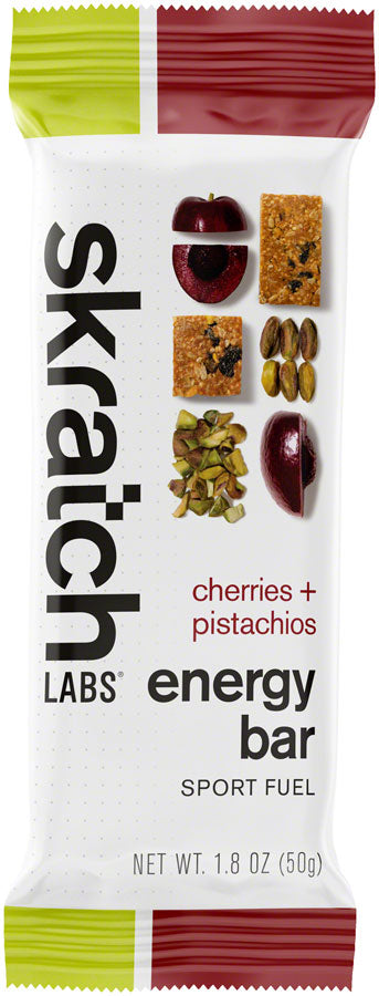Load image into Gallery viewer, Skratch Labs Energy Bar Sport Fuel - Cherry Pistachio, Box of 12
