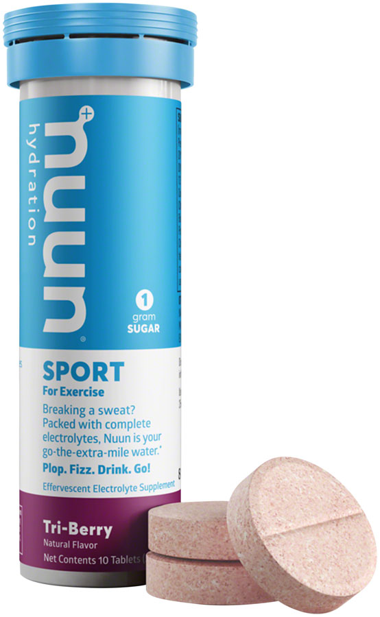 Load image into Gallery viewer, Nuun Sport Hydration Tablets: Tri Berry, Box of 8 Tubes
