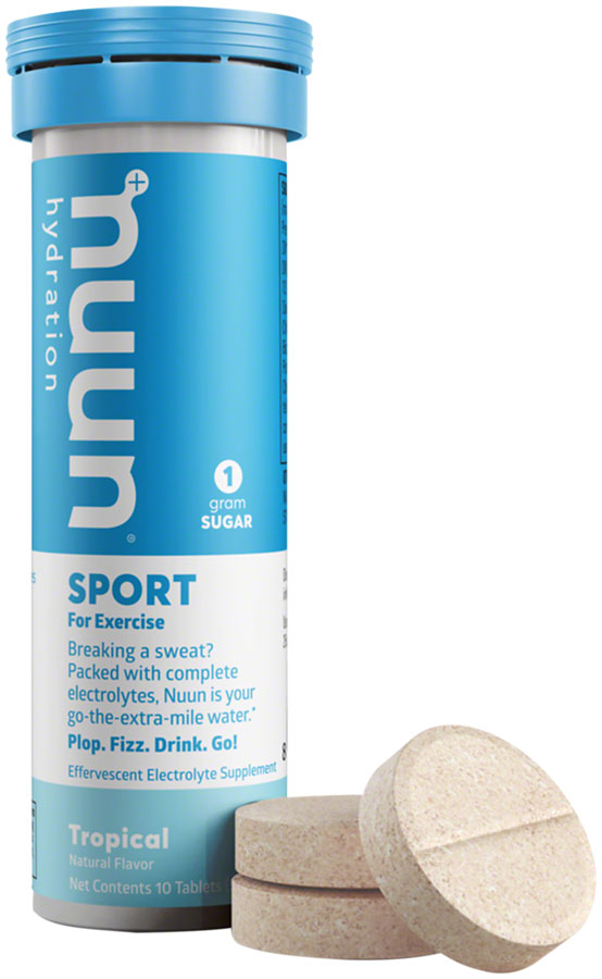 Load image into Gallery viewer, Nuun Sport Hydration Tablets: Tropical Fruit, Box of 8 Tubes
