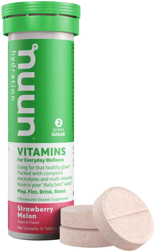 Nuun Vitamins Hydration Tablets: Strawberry Melon, Box of 8