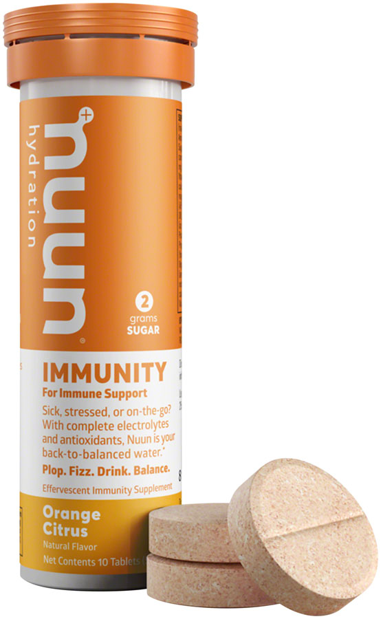 Load image into Gallery viewer, Nuun Immunity Hydration Tablets: Orange Citrus, Box of 8
